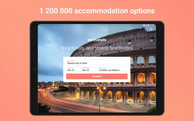 ZenHotels — hotel booking android App screenshot 1